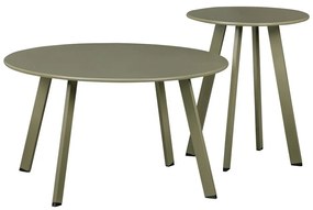 Tavolino da giardino in ferro verde, ø 70 cm Fer - WOOOD