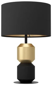 Eglo 390188 - Lampada da tavolo LAURIGNANO 1xE27/40W/230V nero/oro