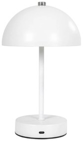 Lampada da tavolo a LED bianca (altezza 25 cm) Holt - House Nordic