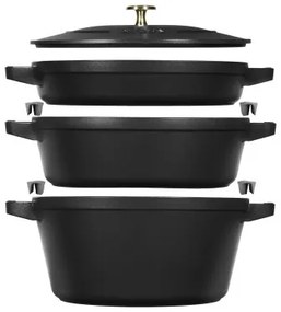 Pentola Zwilling La Cocotte Nero Ferro Fuso 1 Pezzi Ø 24 cm 1 kg 4,2 L (1 Unità)