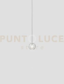 Oto sospensione 15 cristallo rigadin nickel satinato 1 luce attacco g9