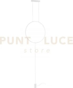 Piantana a sospensione led portal bianca 20w 2400lm cct 3000k 4000k...