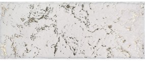 Passatoia per scale color crema-oro in cotone set da 16 pz 25x65 cm Simli Altin - Vitaus