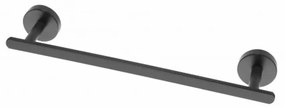 Porta Asciugamani a Parete 35 Cm Feridras "Chicblack" Nero Opaco