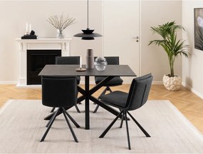 Sedia da pranzo grigio scuro Flynn - Actona