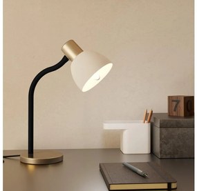 Eglo 901061 - Lampada da tavolo MACERE 1xE14/25W/230V nero/cromo opaco