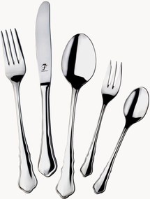 Set di 70 posate in acciaio inox lucido Chippendale, 12 persone