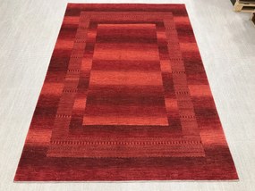Loribaft Tappeto 210x300 Rosso (Iran) Annodato A Mano