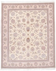 Tabriz Tappeto 310 x 260 Grigio (Iran) Annodato A Mano