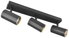 Faretto NICEA 3xGU10/10W/230V nero