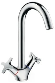 Rubinetto da cucina Logis M32 cromato argento,  HANSGROHE