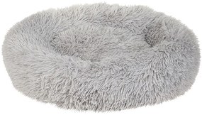 Cuccia per cani finta pelliccia grigio chiaro ⌀ 60 cm KULU Beliani