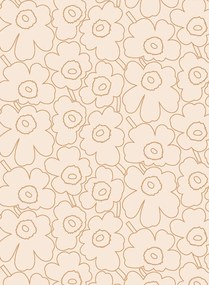 Marimekko Tapete Piirto Unikko - 25915