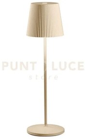Gls050- lampada ricaricabile a batteria beige a led 3000k 240lm 3w