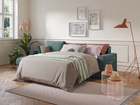 Dream Divano letto angolare in microfibra effetto pelle smacchiabile T15