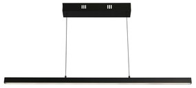 Lampadario Moderno Layla Acciaio Nero Alluminio Led 28,67W 2700-3000-4000K