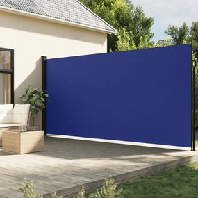 Tenda Da Sole Laterale Retrattile Blu 200x500 Cm /