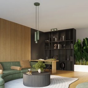 Brilagi - Faretto CRESTO 3xGU10/10W/230V verde