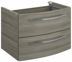 Mobile da bagno sotto lavabo PELIPAL grigio L 70 x H 48 x P 48 cm 2 cassetti, lavabo non incluso