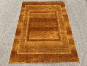 Loribaft Tappeto 150 x 200 Giallo (Iran) Annodato A Mano