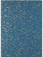 Farrow & Ball Carta da parati Yukutori - Blue/ Gold