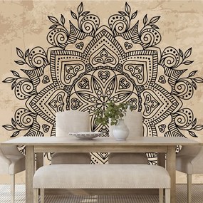 Carta da parati – Mandala con tocco antico