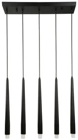 Lampadario nero Agusta – Squid Lighting