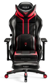 Sedia da gaming Diablo X-Ray 2.0 Normal Size: Nero e Rosso