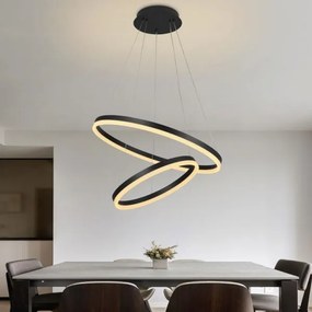 Lampadario a sospensione con filo LED dimmerabile LED/70W/230V 3000-6500K + telecomando