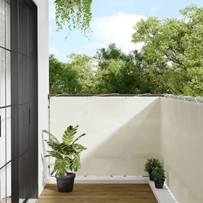 Paravento Da Balcone Crema 120x800 Cm 100% Poliestere Oxford /