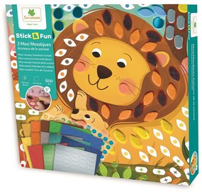 Stick & Fun - Mosaico - Animali della savana