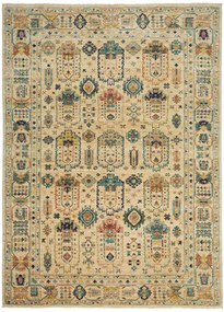Samarkand Tappeto 170x230 Beige (Pakistan) Annodato A Mano