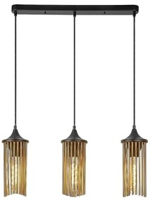 Rabalux 72153 - Lampadario a sospensione con filo ROXAS 3xE27/40W/230V