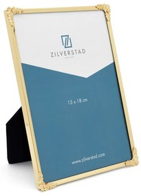 Cornice da appoggio/parete in metallo color oro 13,5x18,5 cm Decora - Zilverstad