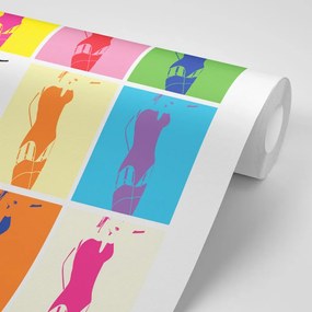 Carta da parati – Fascino pop art della donna