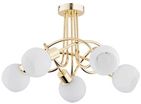 Lampadario a plafone ERYKA 5xE14/10W/230V oro