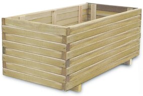 Letto Rialzato 100x50x40 Cm İn Legno Rettangolare /