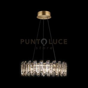 Arcadia lampada a sospensione 9 luci, oro, 9 lampadine x g9  (esclu...