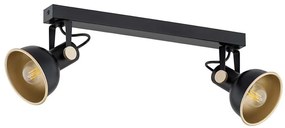 Argon 7142 - Faretto LENORA 2xE14/7W/230V nero