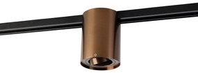 Faretto da binario monofase moderno bronzo scuro - Rondoo Up
