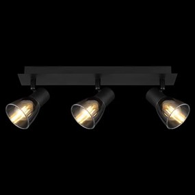 Globo 54307-3 - Luce Spot CLAUDE 3xE14/40W/230V nero