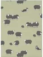 Little Greene Tapete Nip & Lassie - Kitchen Green
