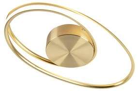 Plafoniera di design oro con LED dimmerabile a 3 livelli - Rowan