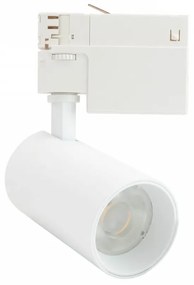 Faro LED 20W, Trifase, 60°, 120lm/W, CRI92, no Flickering - BRIDGELUX LED Colore  Bianco Caldo 2.700K