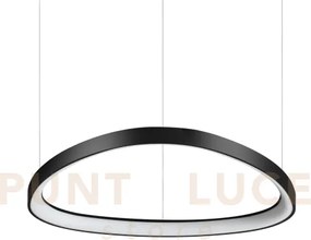 Gemini sospensione led 47 w on-off 5400 lm 4000 k nero 61cm