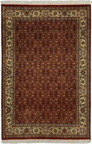 Tabriz Tappeto 120 x 180 Rosso (Indian) Annodato A Mano