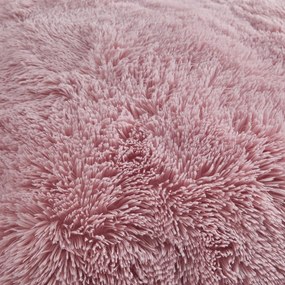 Biancheria da letto rosa in micropile, 200 x 200 cm Cuddly - Catherine Lansfield