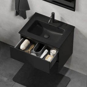 Mobile da bagno con lavabo CONOR 61 cm, nero