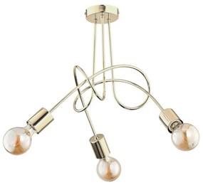 Lampadario a plafone TANGO 3xE27/60W/230V oro