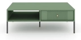 Tavolino da salotto LUE verde/nero